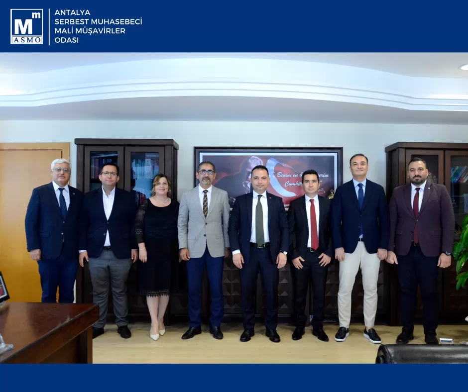 Antalya Vergi Denetim Kurulu Başkanı Emre GÖK, Odamızı Ziyaret Etti