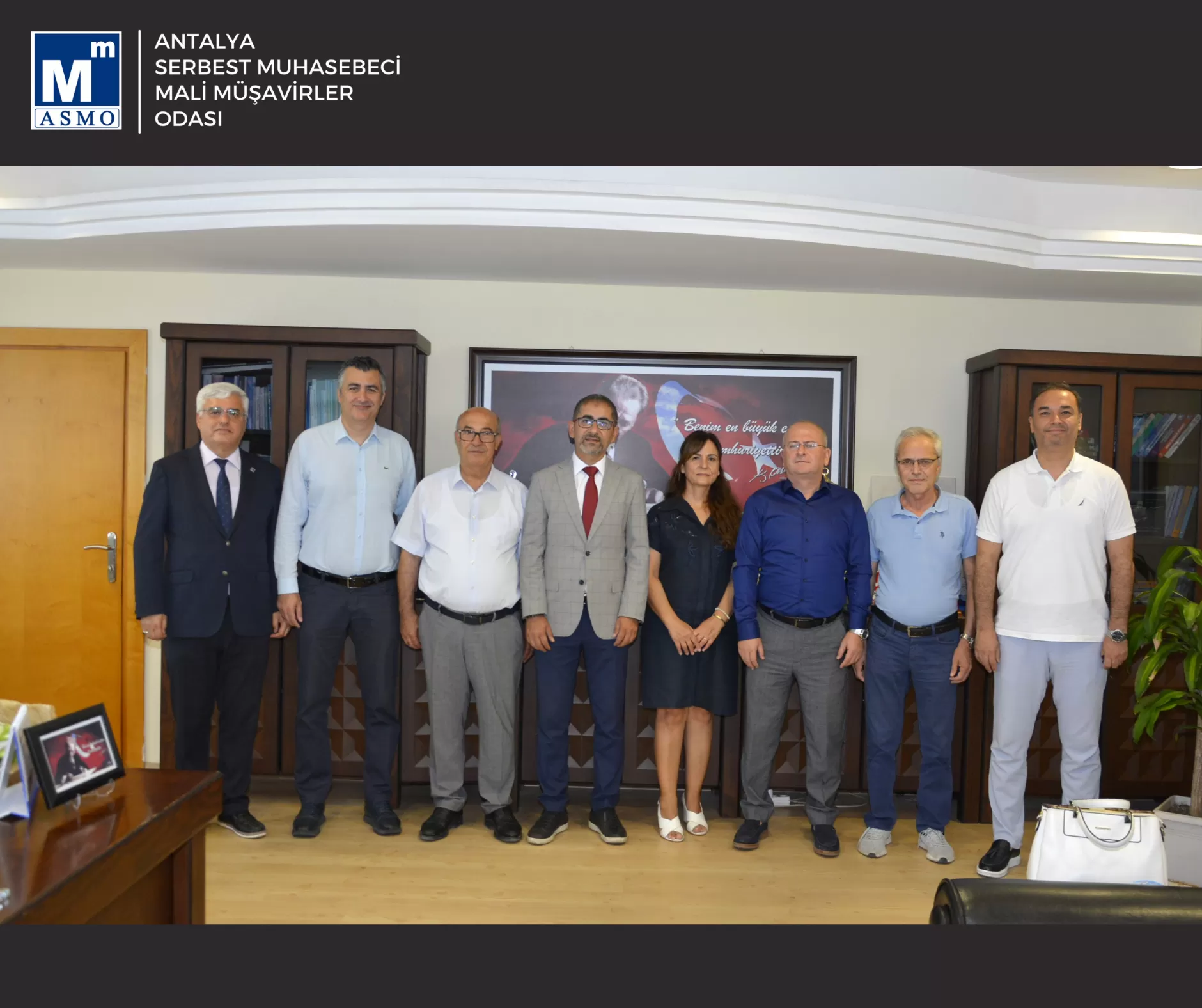 Antalya YMM Odası Yönetim Kurulu Odamızı Ziyaret Etti