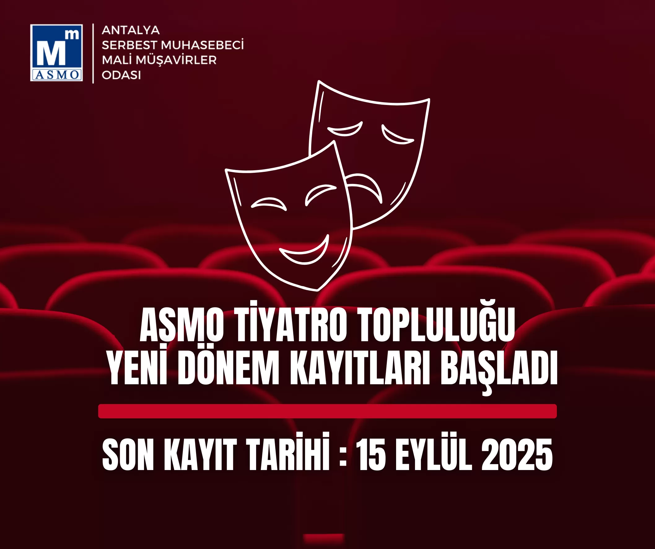 ASMO Tiyatro Topluluğu İçin Kayıtlar Başladı