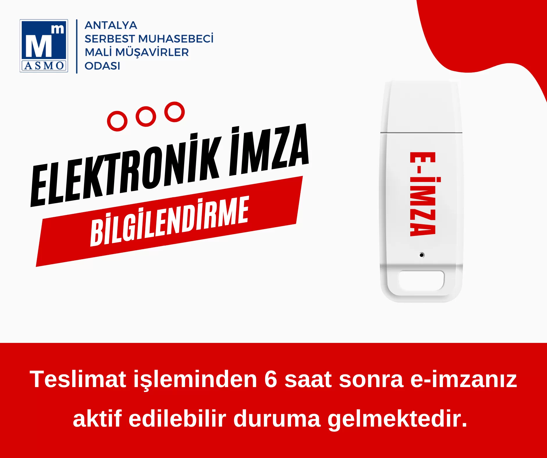 Elektronik İmza İle İlgili Bilgilendirme