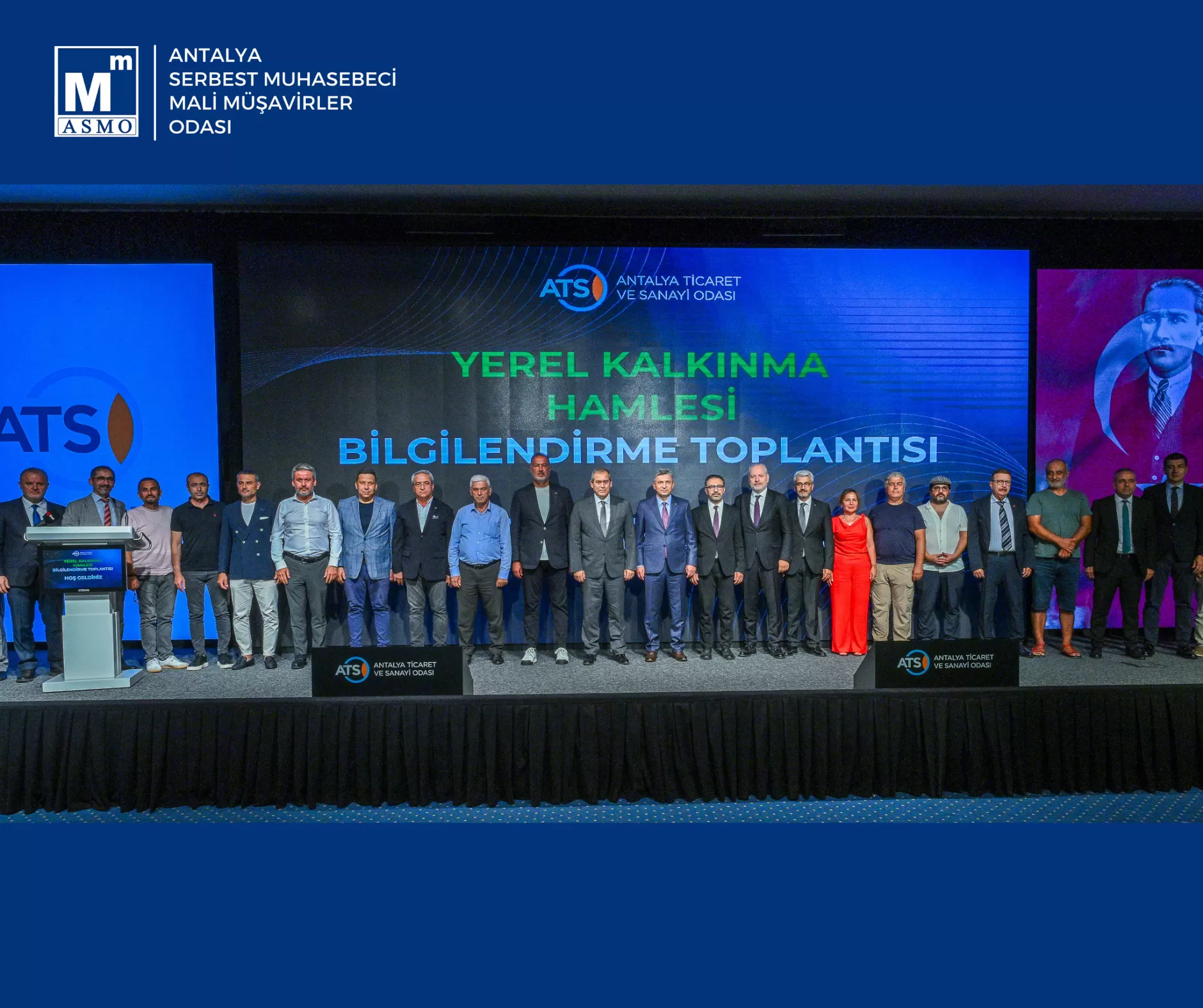 Yerel Kalkınma Hamlesi Bilgilendirme Toplantısı'na katıldık
